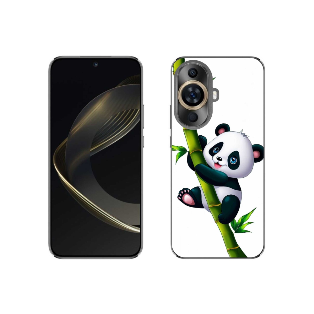 Gél borítás mmCase a Huawei Nova 11 készülékhez - panda a bambuszon