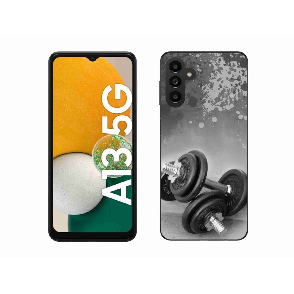 Zselés borítás mmCase Samsung Galaxy A13 5G készülékhez - súlyzók 1