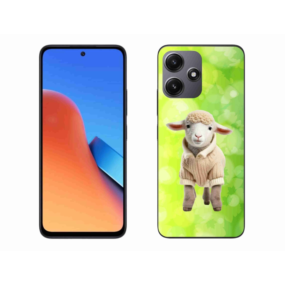 Gél borítás mmCase a Xiaomi Redmi 12 5G-hez - bárány pulóverben