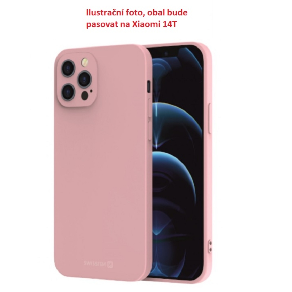 SWISSTEN Soft Joy borító a Xiaomi 14T-hez - rózsaszínű