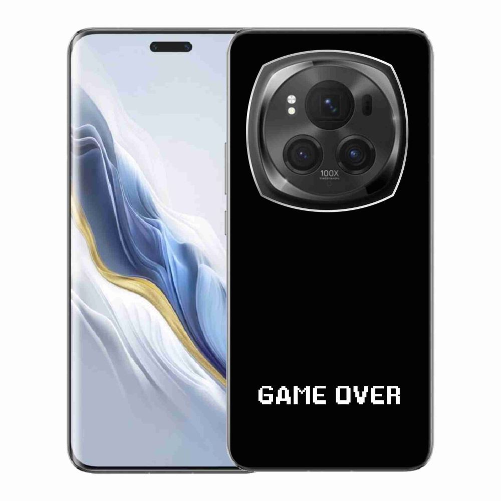 Gél borítás mmCase a Honor Magic 6 Pro 5G készülékhez - játék fekete háttéren