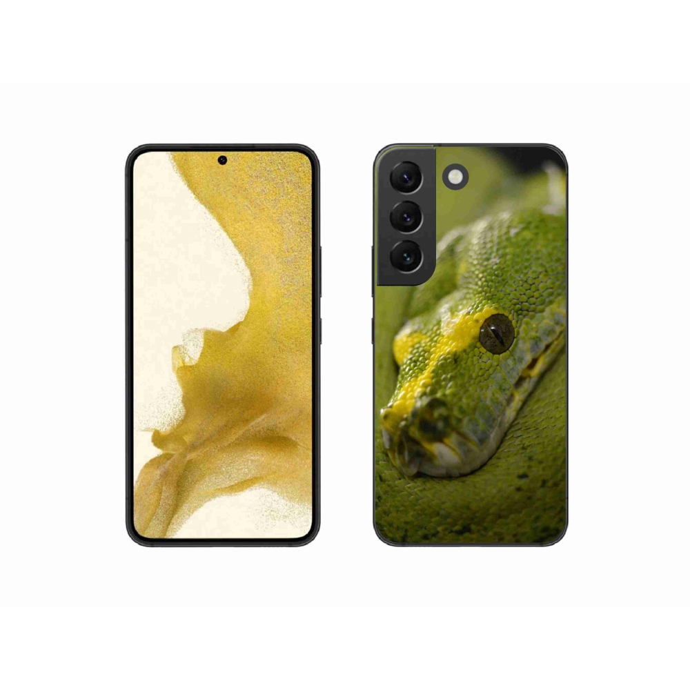 Gél védőburkolat mmCase Samsung Galaxy S22 5G - kígyó 2