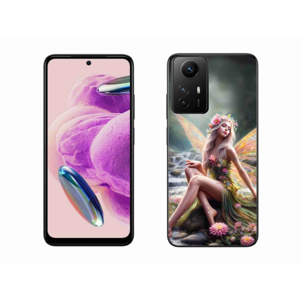 Gél borítás mmCase a Xiaomi Redmi Note 12S-hez - pillangó nő 1