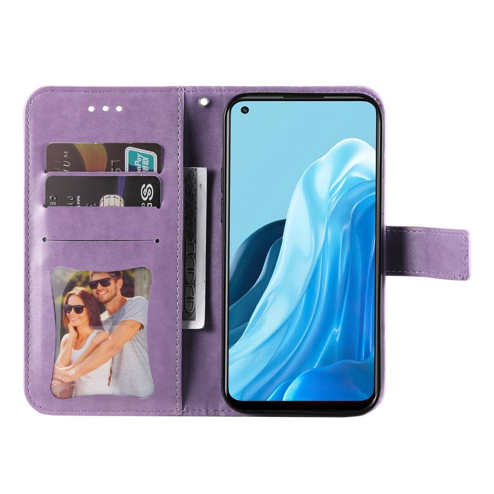 Mandala könyv tok az Oppo Find X5 Lite készülékhez - lila