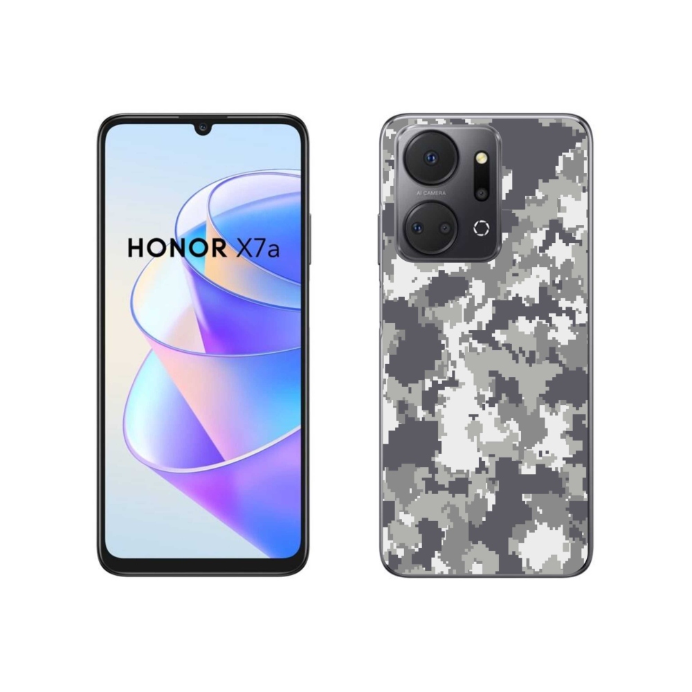 Zselés borítás mmCase a Honor X7a készülékhez - álcázó minta 2