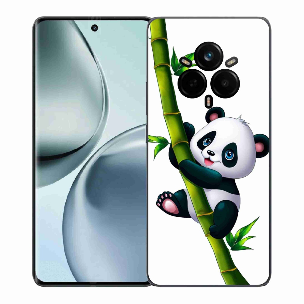 Gél borítás mmCase a Realme 14 Pro 5G számára - panda a bambuszon