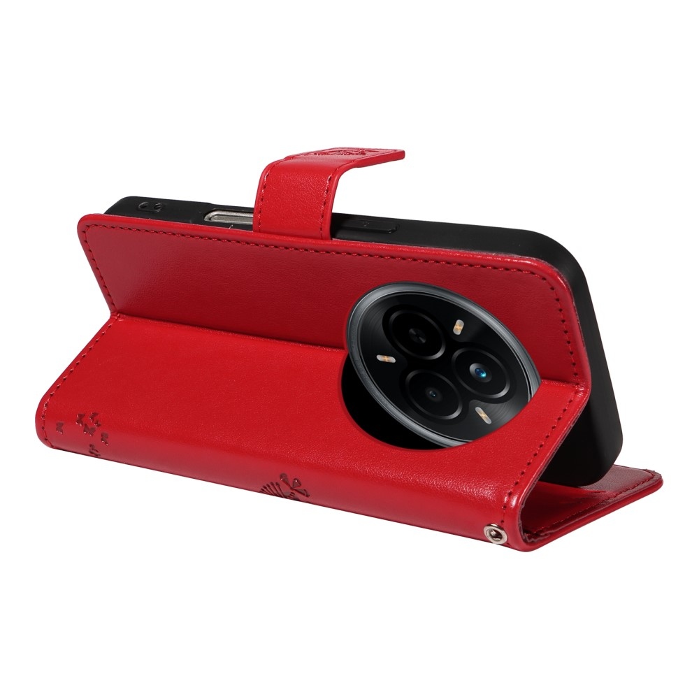 Fák könyvtáska a Realme 14 Pro 5G számára - piros