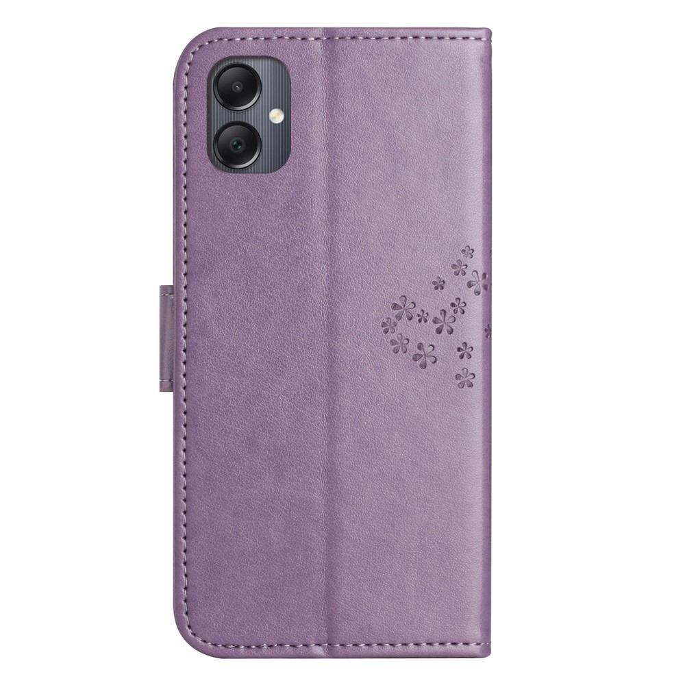 Fa könyv tok Samsung Galaxy A07 4G - világos lila