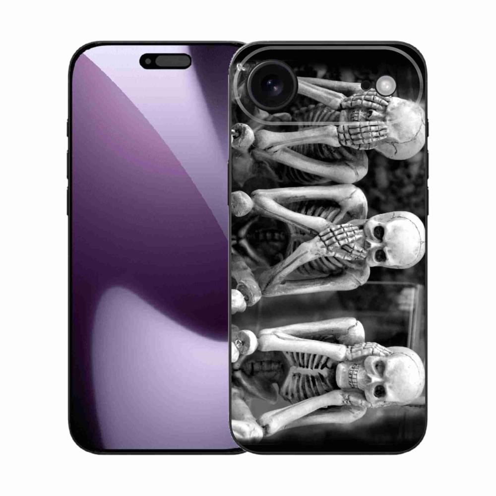 Zselés borítás mmCase iPhone 17 Air készülékhez - csontvázak