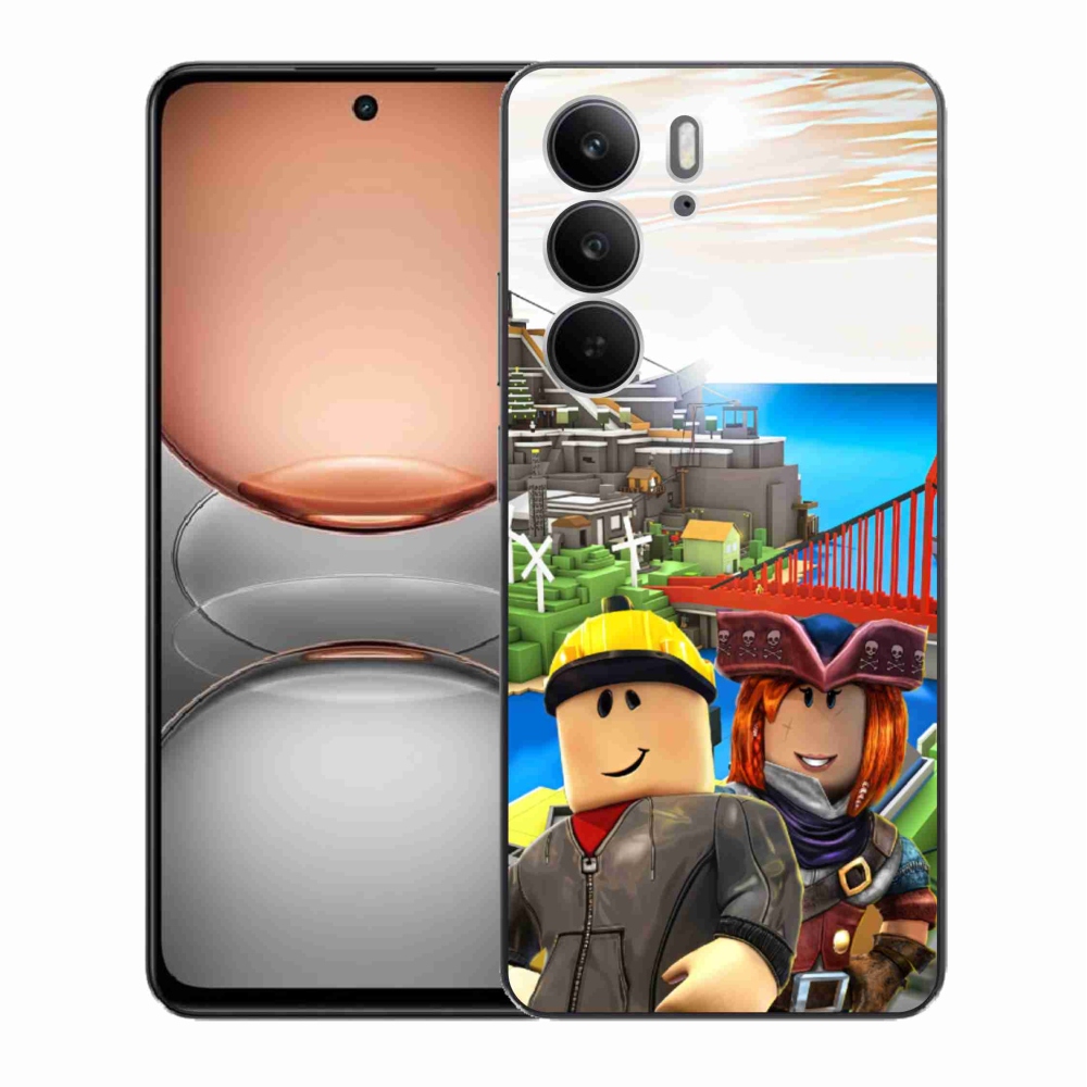 Zselés borítás mmCase a Realme C75 készülékhez - roblox 1