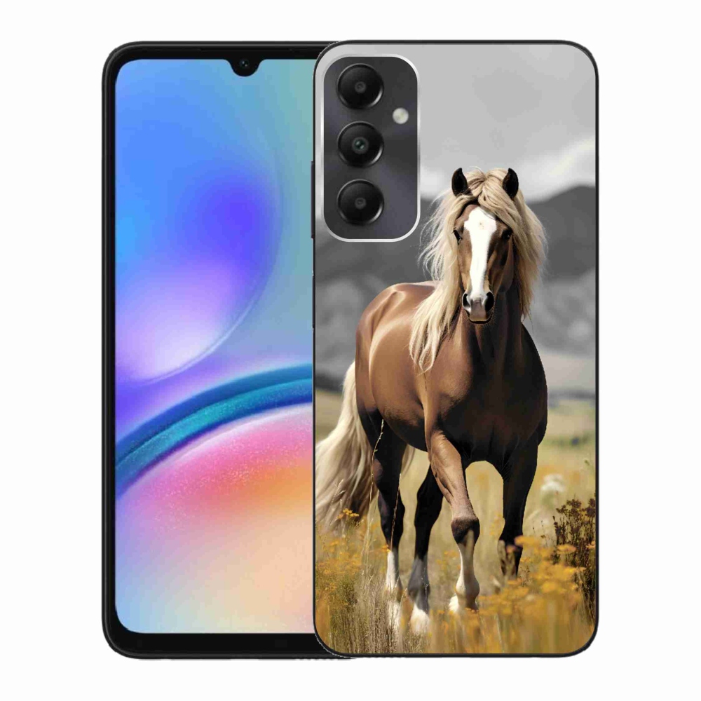 Zselés borítás mmCase Samsung Galaxy A05s - barna ló 1