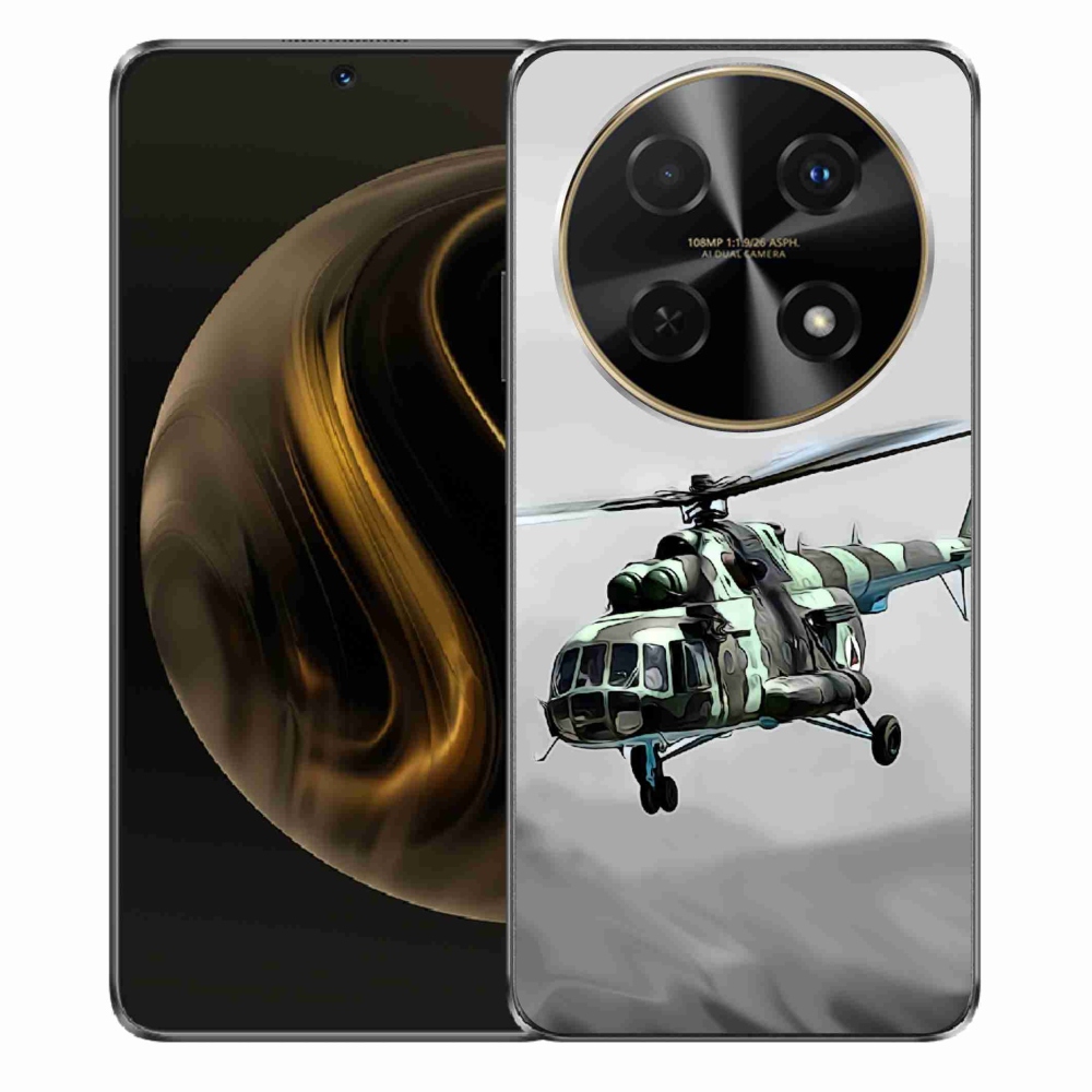 Gél borítás mmCase a Huawei Nova 12i - katonai helikopteren