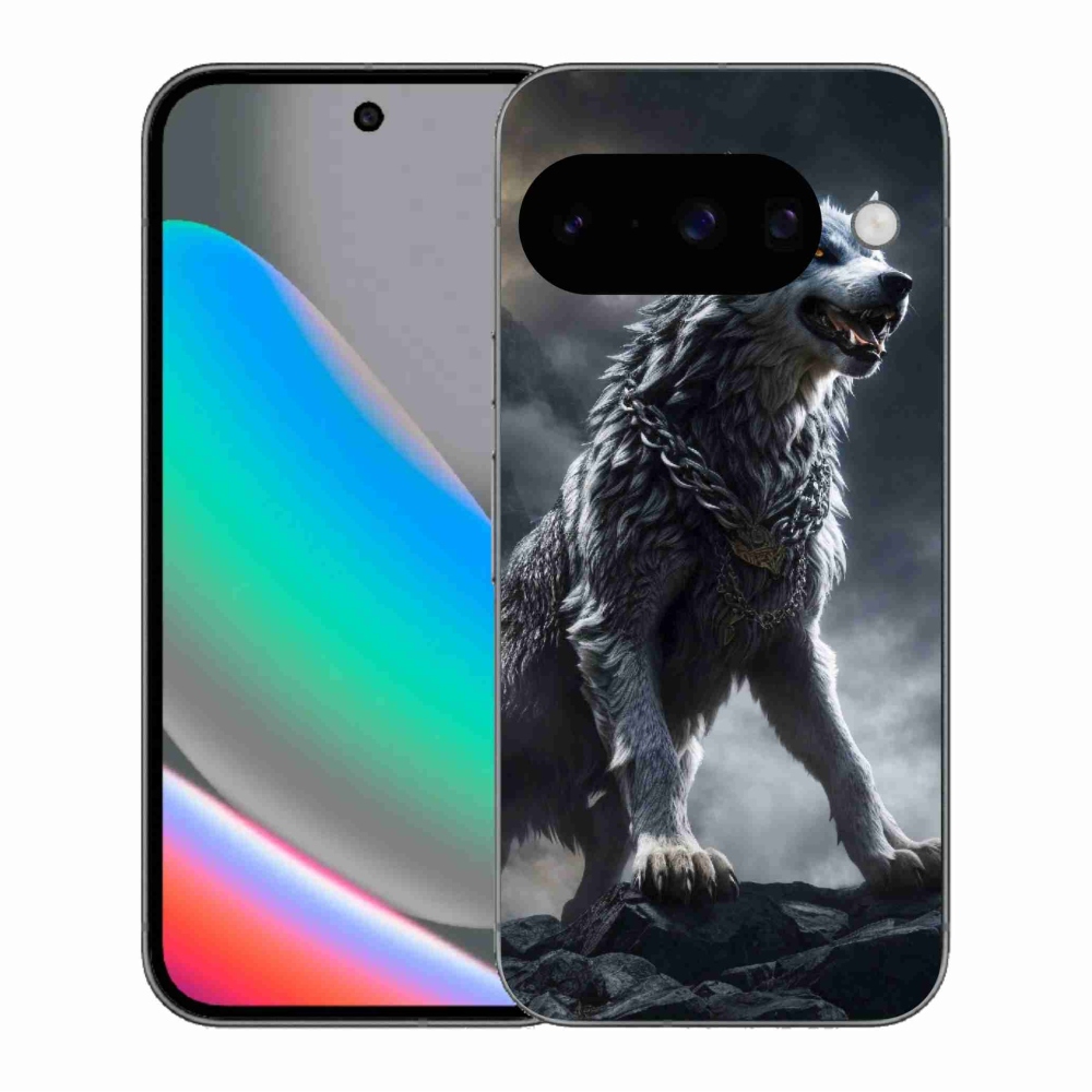 Gél védőburkolat mmCase a Google Pixel 10 - farkas 1 számára