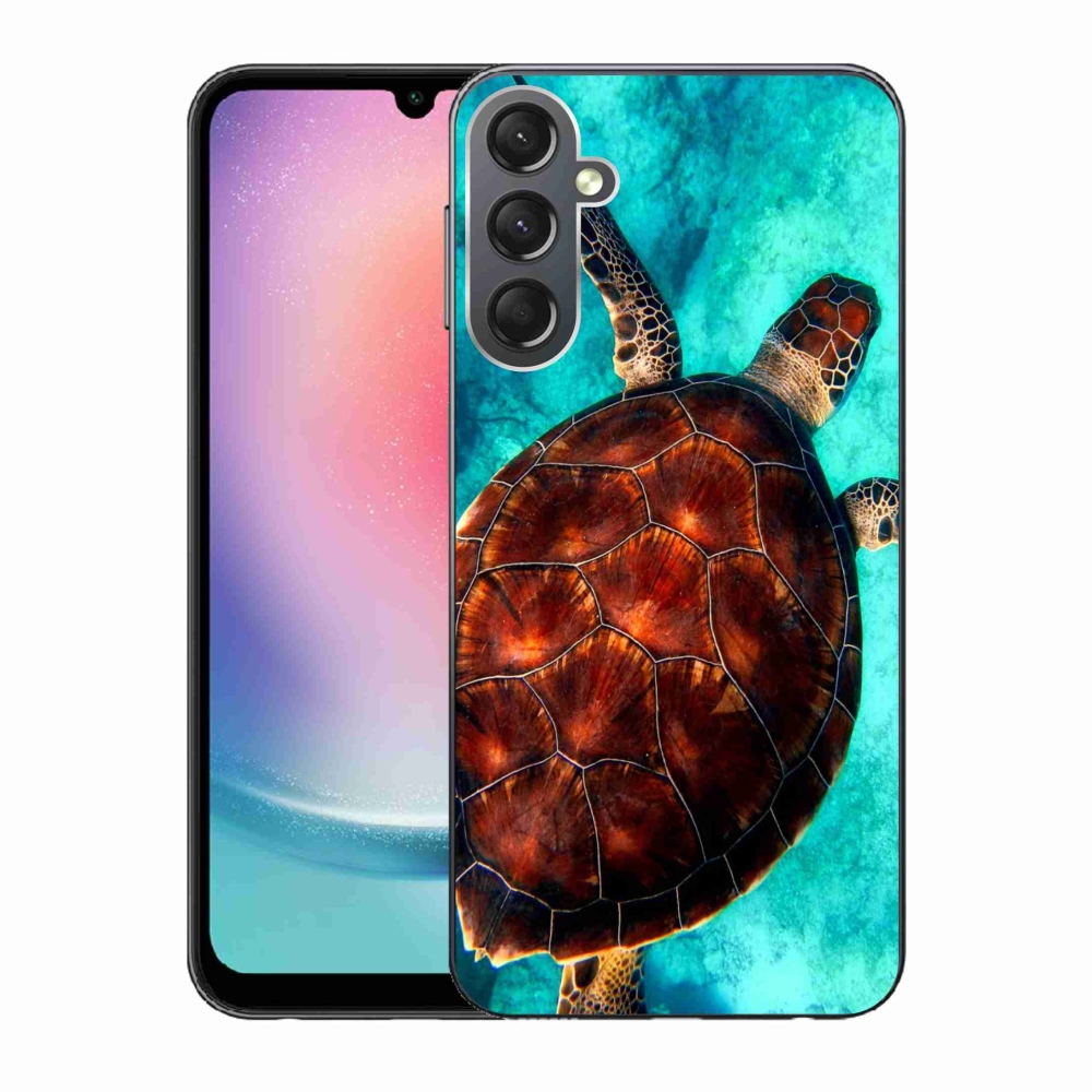 Zselés borítás mmCase Samsung Galaxy A24 készülékhez - teknősbéka
