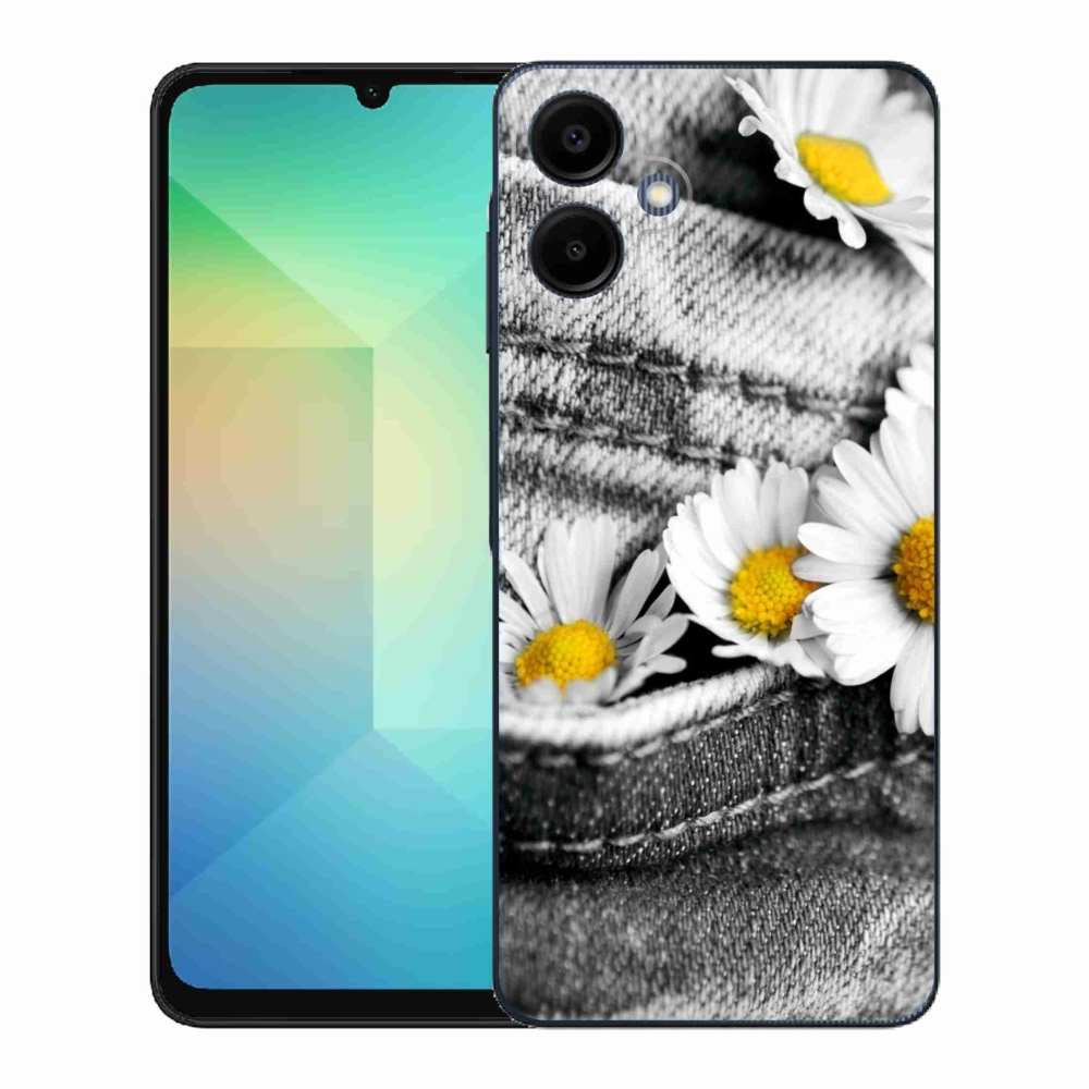 Zselés borítás mmCase Samsung Galaxy A06 4G - margarétás - Samsung Galaxy A06 4G - margarétás