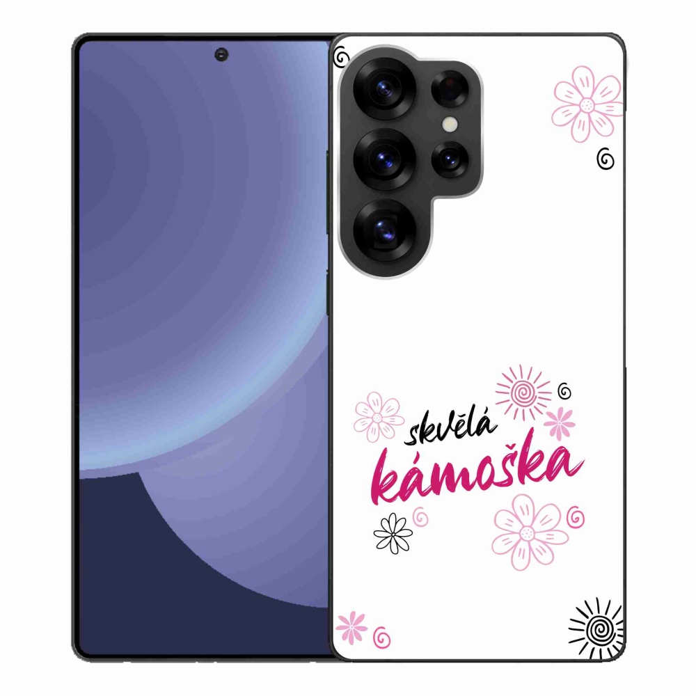 Gél borító mmCase Samsung Galaxy S25 Ultra - nagyszerű haver fehér háttérrel