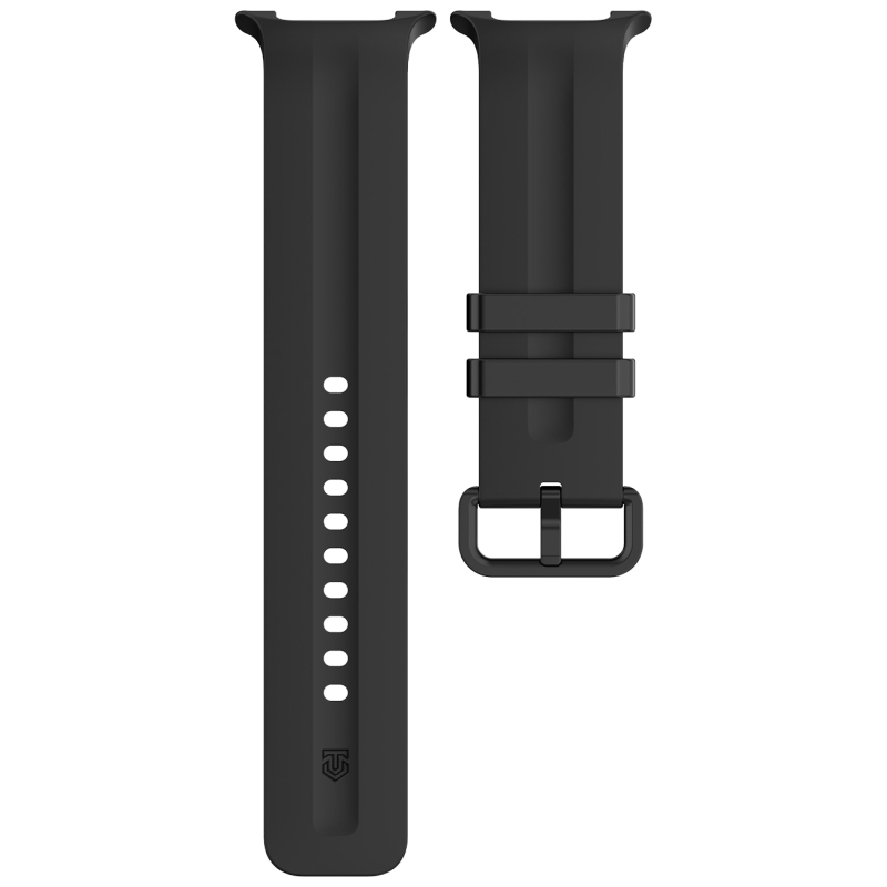 Tactical szilikon karkötő a Samsung Galaxy Watch 8/9-hez, fekete