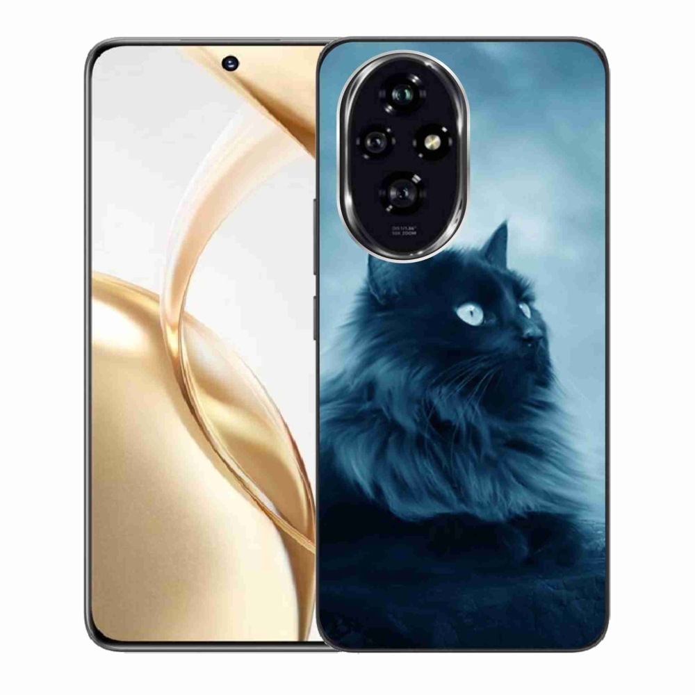 Gél tok mmCase a Honor 200 5G készülékhez - fekete cat 1