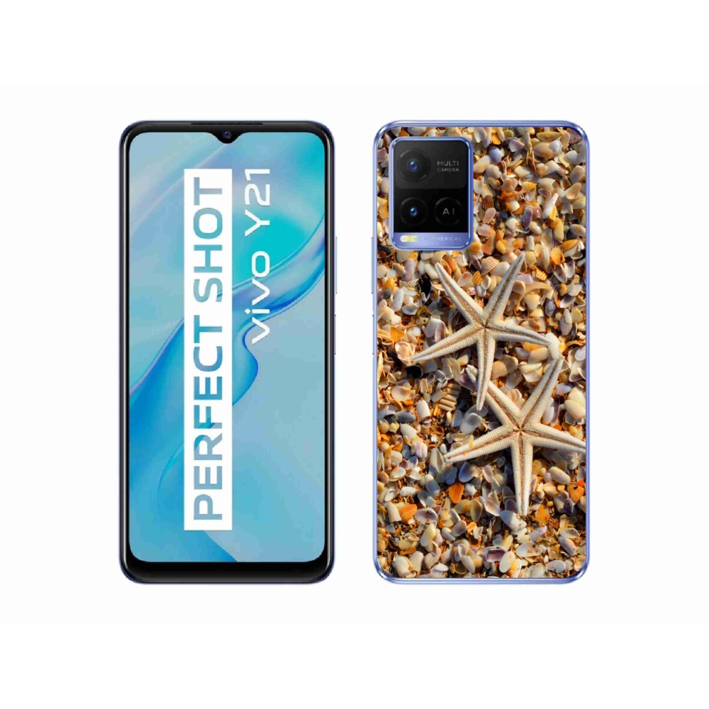 Zselés borítás mmCase a Vivo Y21/Y21s/Y33s készülékhez - tengeri csillag