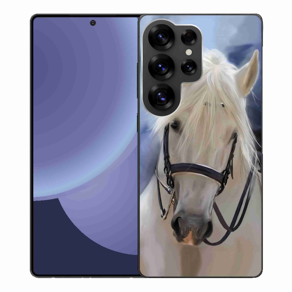 Gél borítás mmCase Samsung Galaxy S25 Ultra - fehér ló