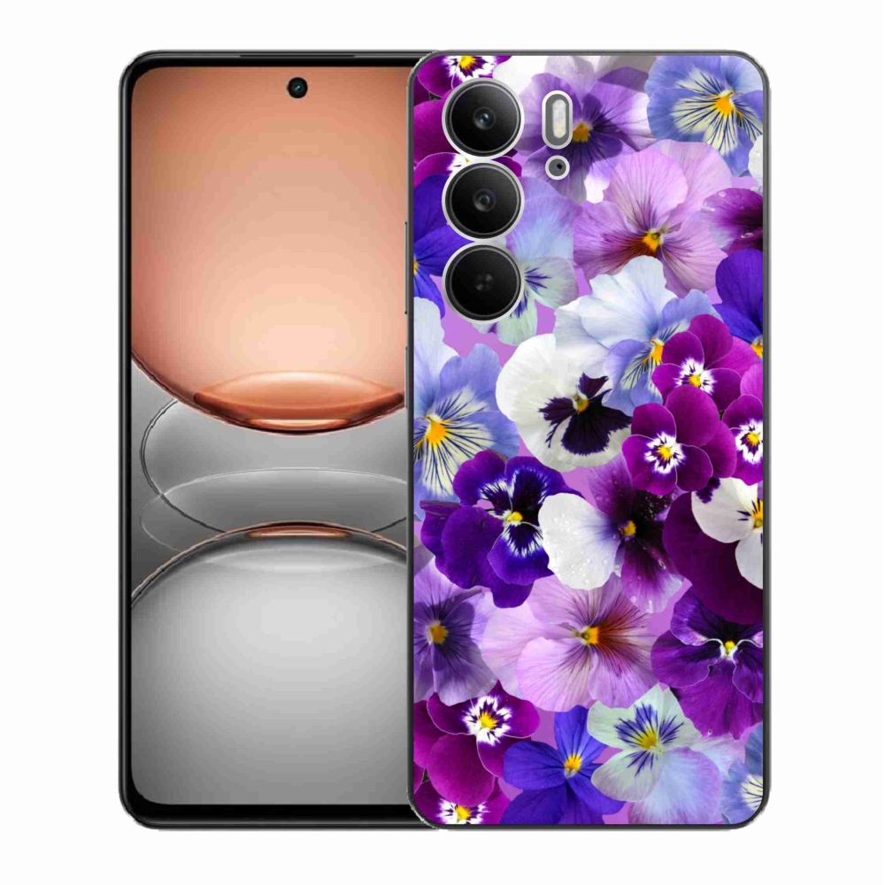 Zselés borítás mmCase a Realme C75 készülékhez - Virágok 9