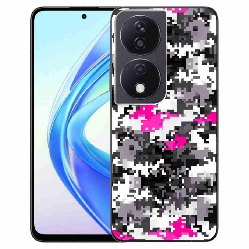 Zselés borítás mmCase a Honor X7b/Honor 90 Smart készülékhez - terepszínű minta 4