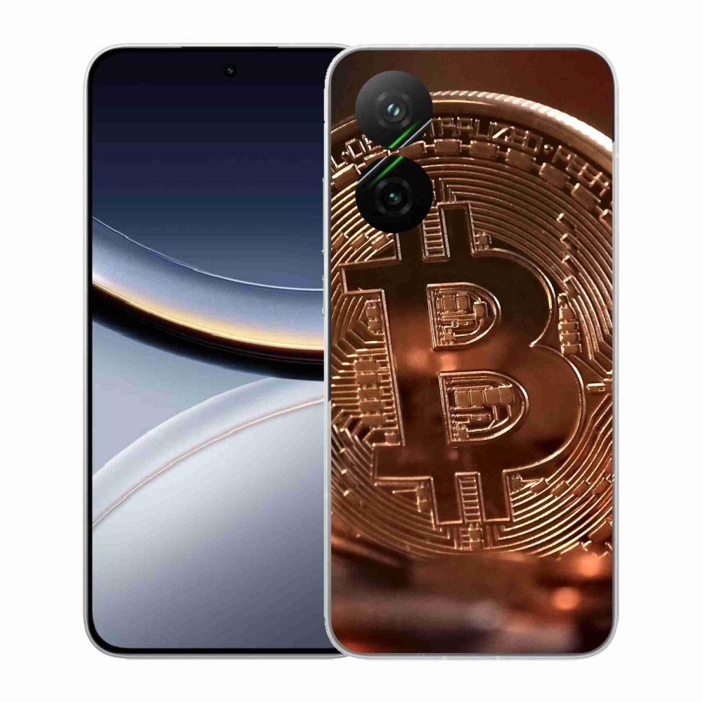 Gél borító mmCase a Xiaomi Poco F7 5G számára - bitcoin