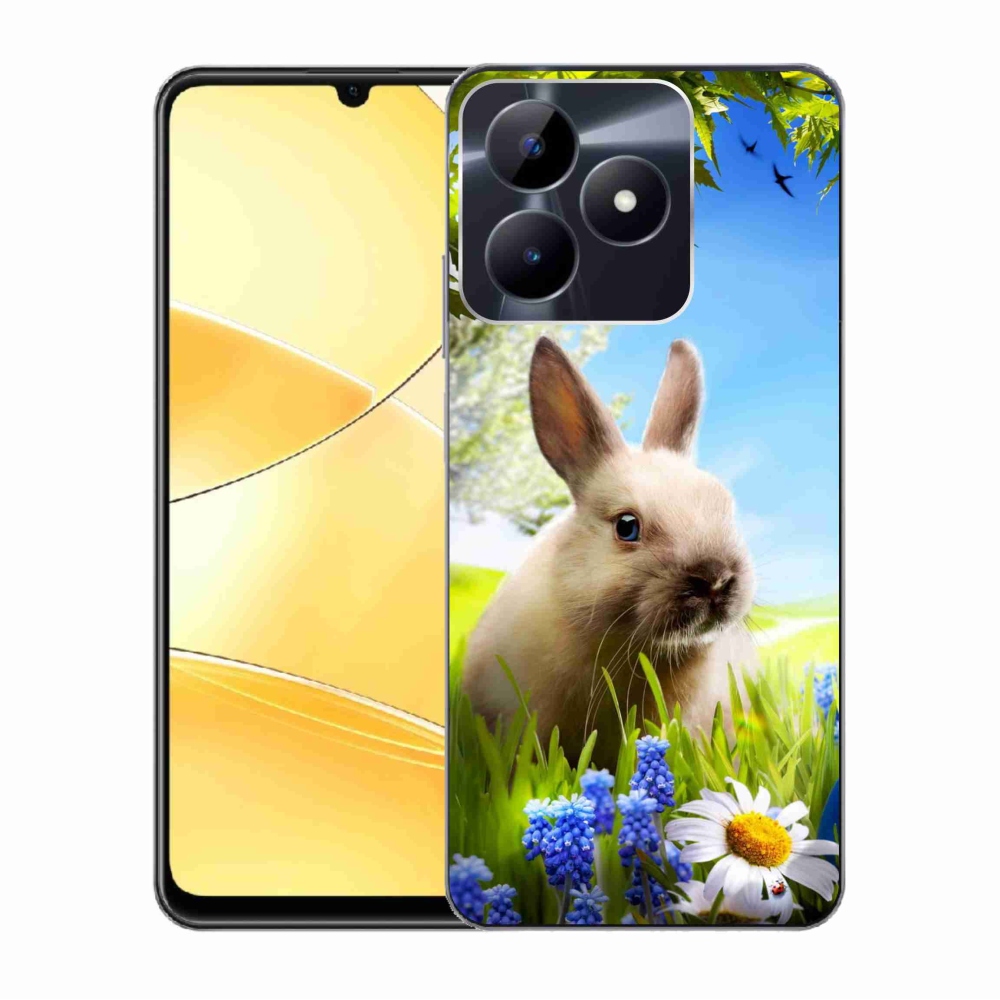 Zselés borítás mmCase a Realme C51/C53 készülékhez - nyuszi