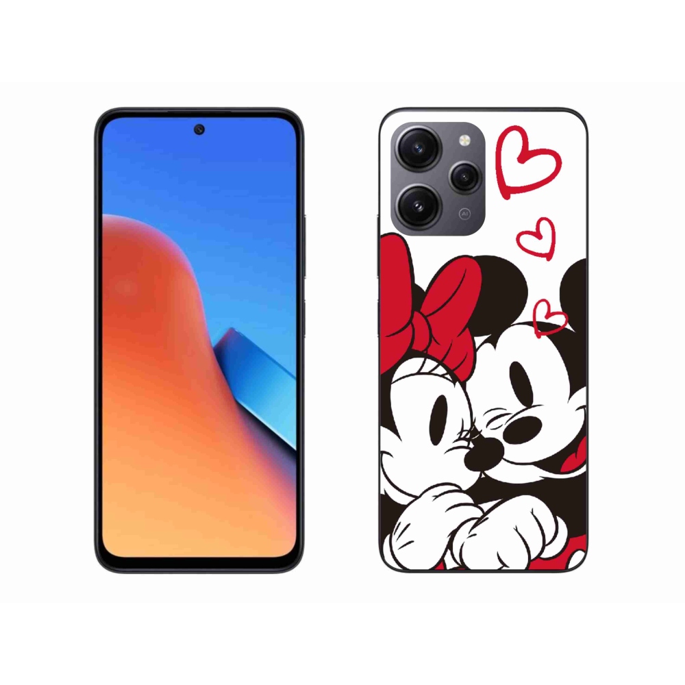Gél borító mmCase a Xiaomi Redmi 12-hez - minnie és mickey