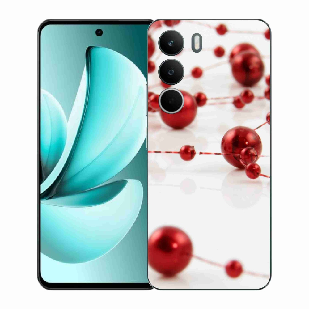 Gél borító mmCase a Realme C71 készülékhez - karácsonyi lánc