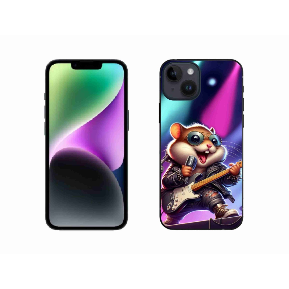 Zselés borítás mmCase iPhone 14 készülékhez - hörcsög rocker