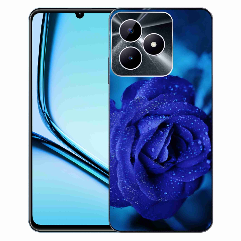 Gél tok mmCase a Realme Note 50 készülékhez - kék rózsa