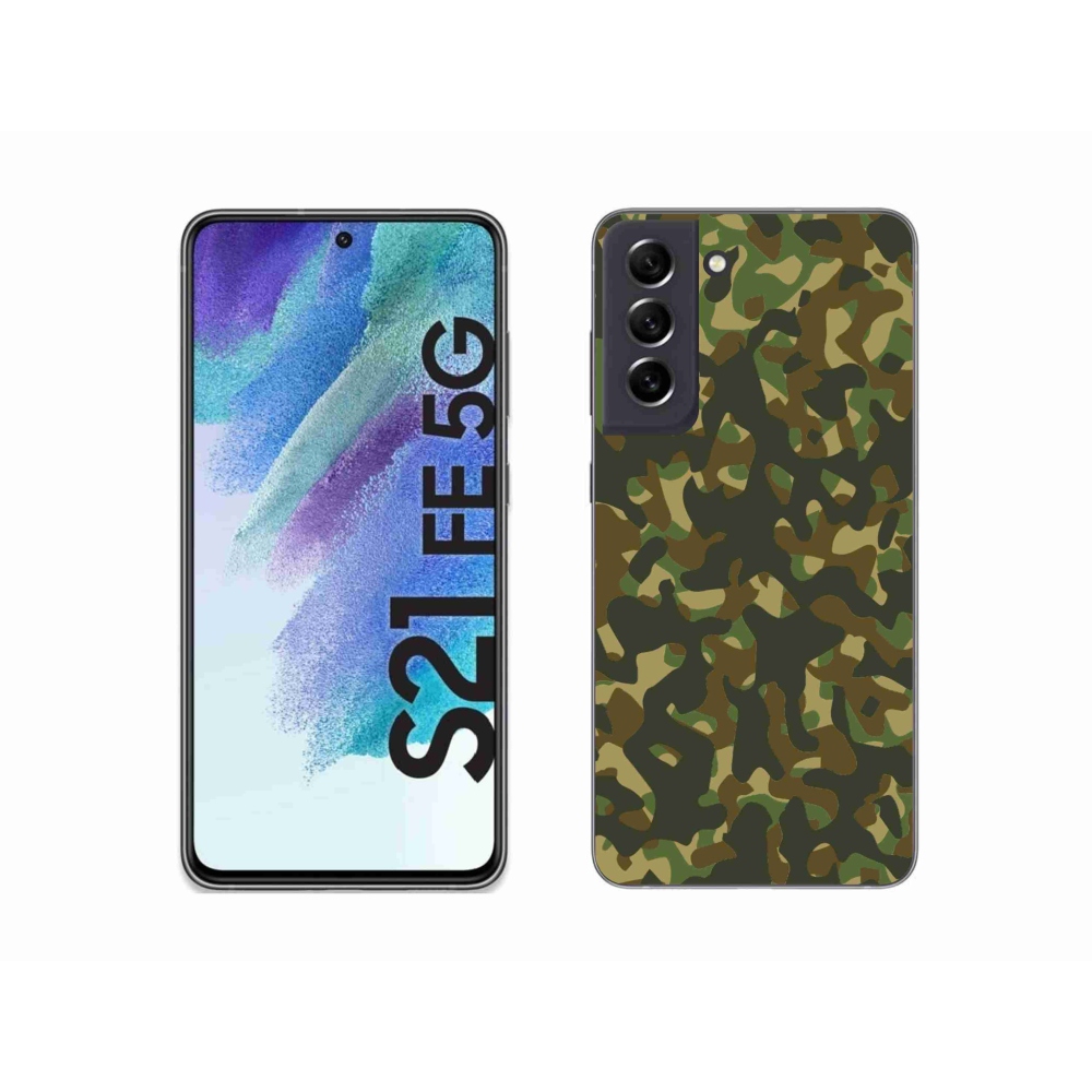 Zselés borítás mmCase Samsung Galaxy S21 FE 5G - terepszínű mintázat 1