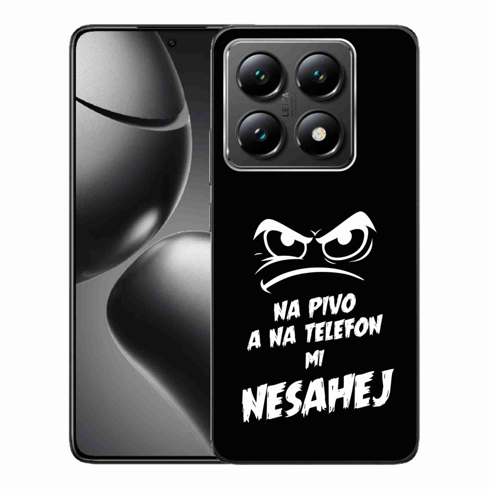 Gél borítás mmCase a Xiaomi 14T-hez - sör motívum 2 fekete háttérrel