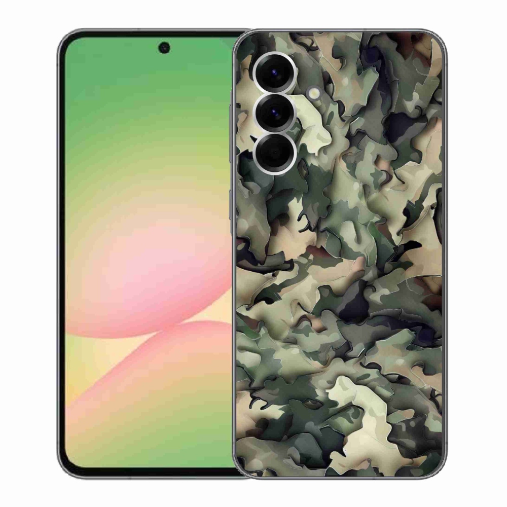 Gél védőhuzat mmCase Samsung Galaxy A56 5G - terepszínű minta 9