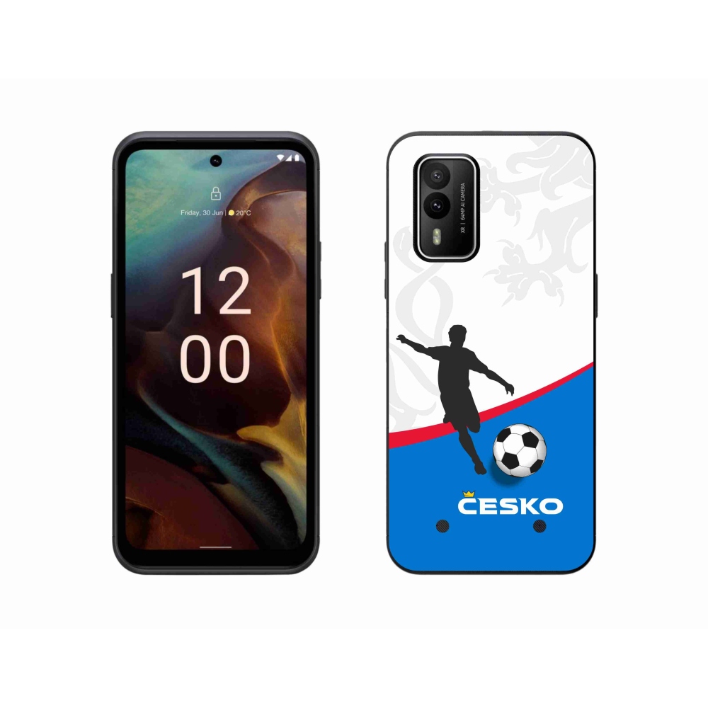 Zselés borítás mmCase a Nokia XR21 készülékhez - foci Csehország 1