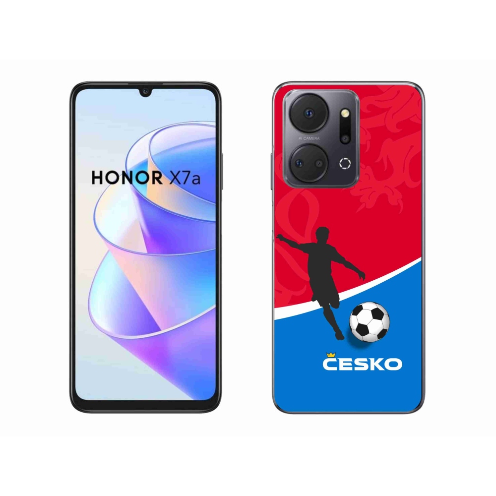 Gél borítás mmCase for Honor X7a - futball Csehország