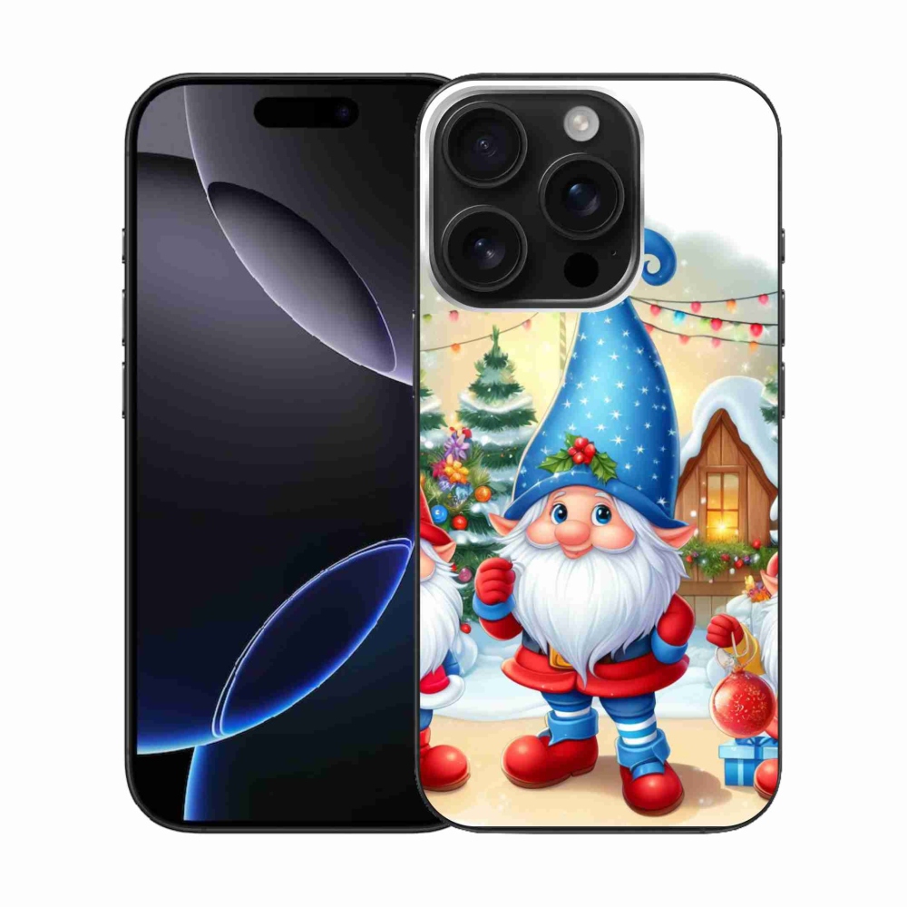 Gél borítás mmCase iPhone 16 Pro készülékhez - Karácsonyi manók
