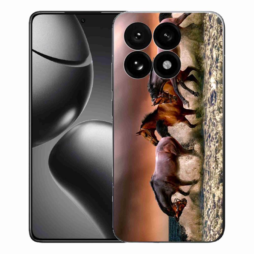 Gél borító mmCase a Xiaomi 15T-hez - lovak 1