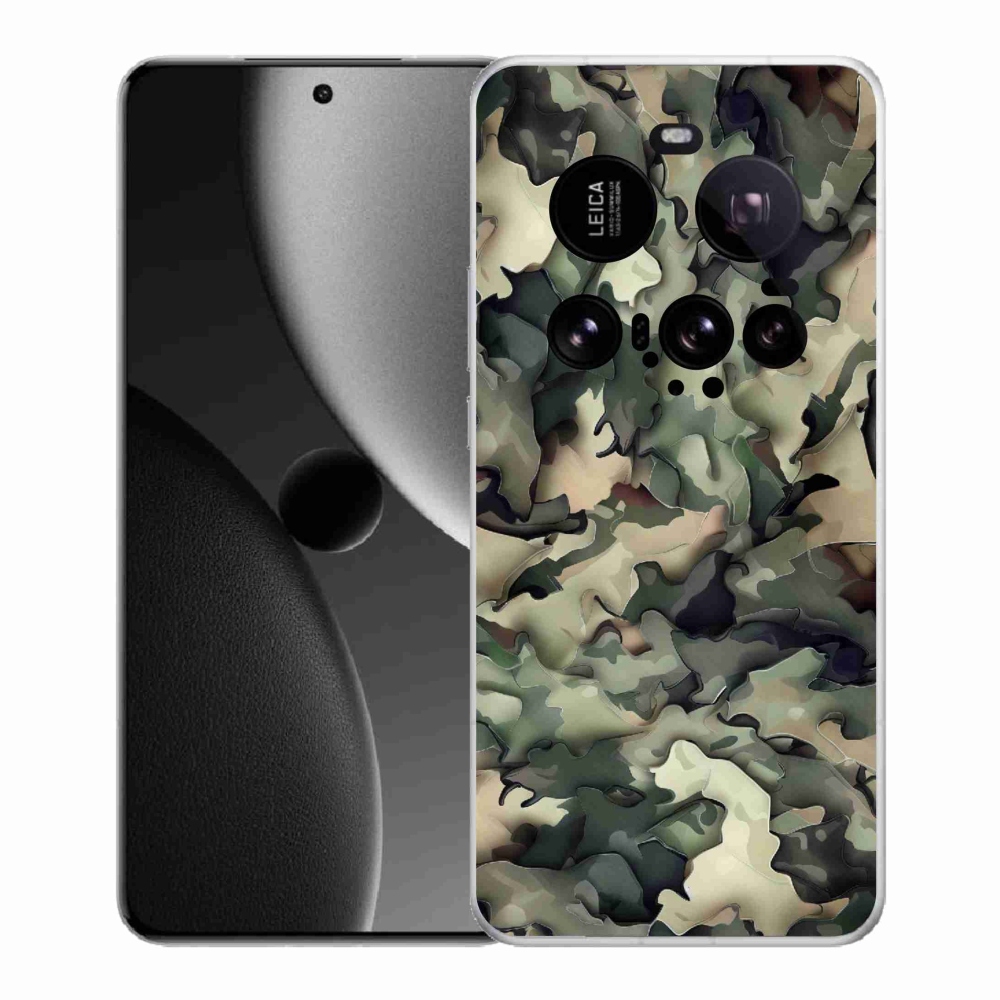 Gél borítás mmCase a Xiaomi 15 Ultra számára - álcázó minta 9