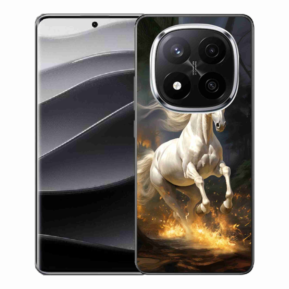 Gél borítás mmCase a Xiaomi Redmi Note 14 Pro+ 5G - fehér ló 2
