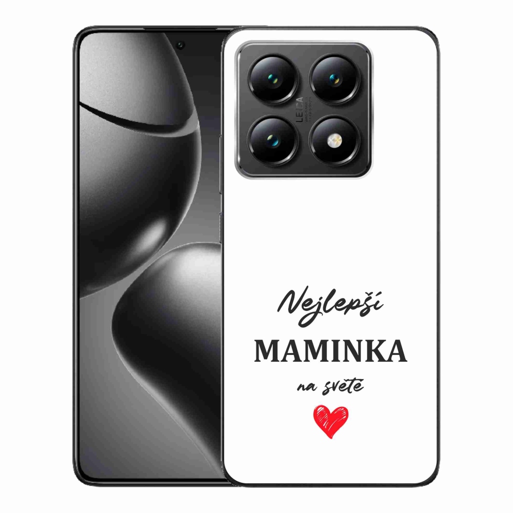 Gél borító mmCase a Xiaomi 14T-hez - legjobb anya 1 fehér háttér