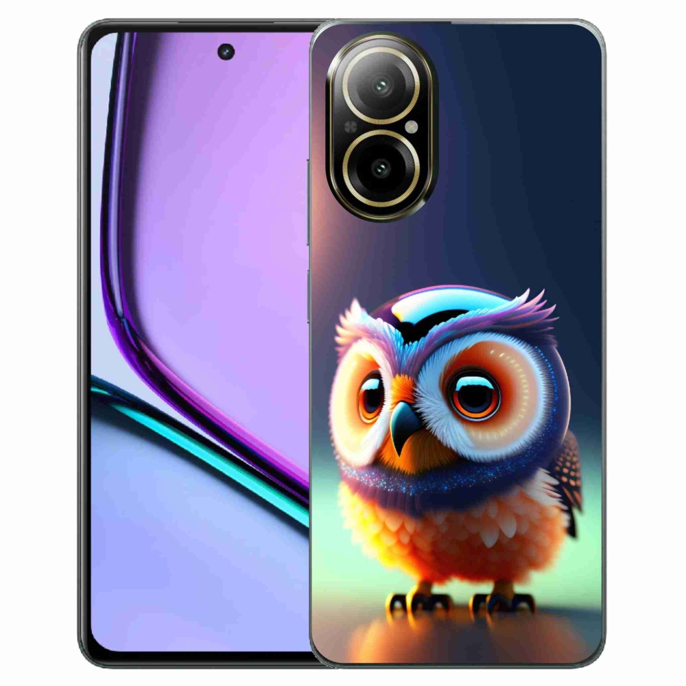 Zselés borítás mmCase a Realme C67 készülékhez - bagoly