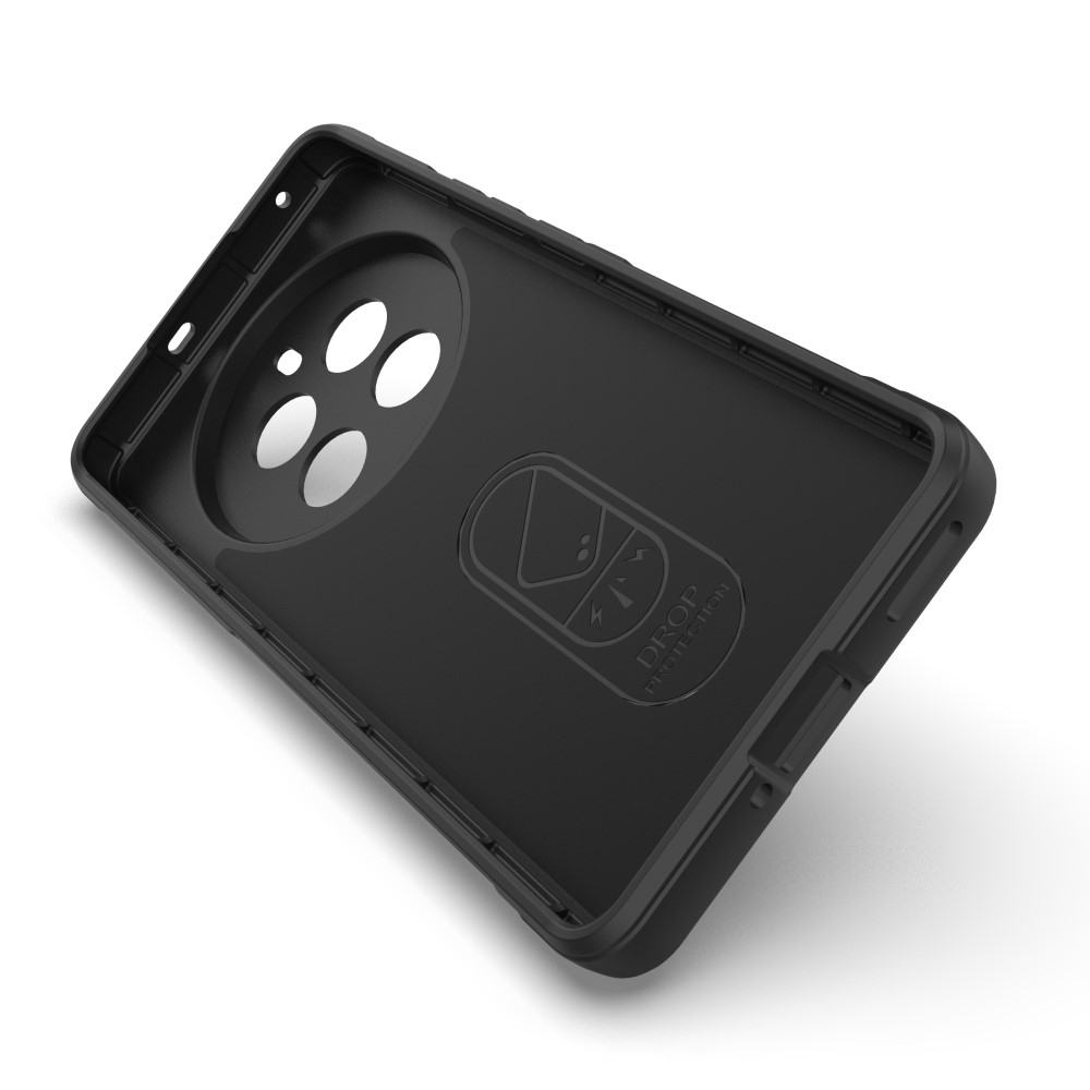 Rugg tartós zselés tok a Realme 12 Pro 5G/12 Pro+ 5G modellhez - fekete