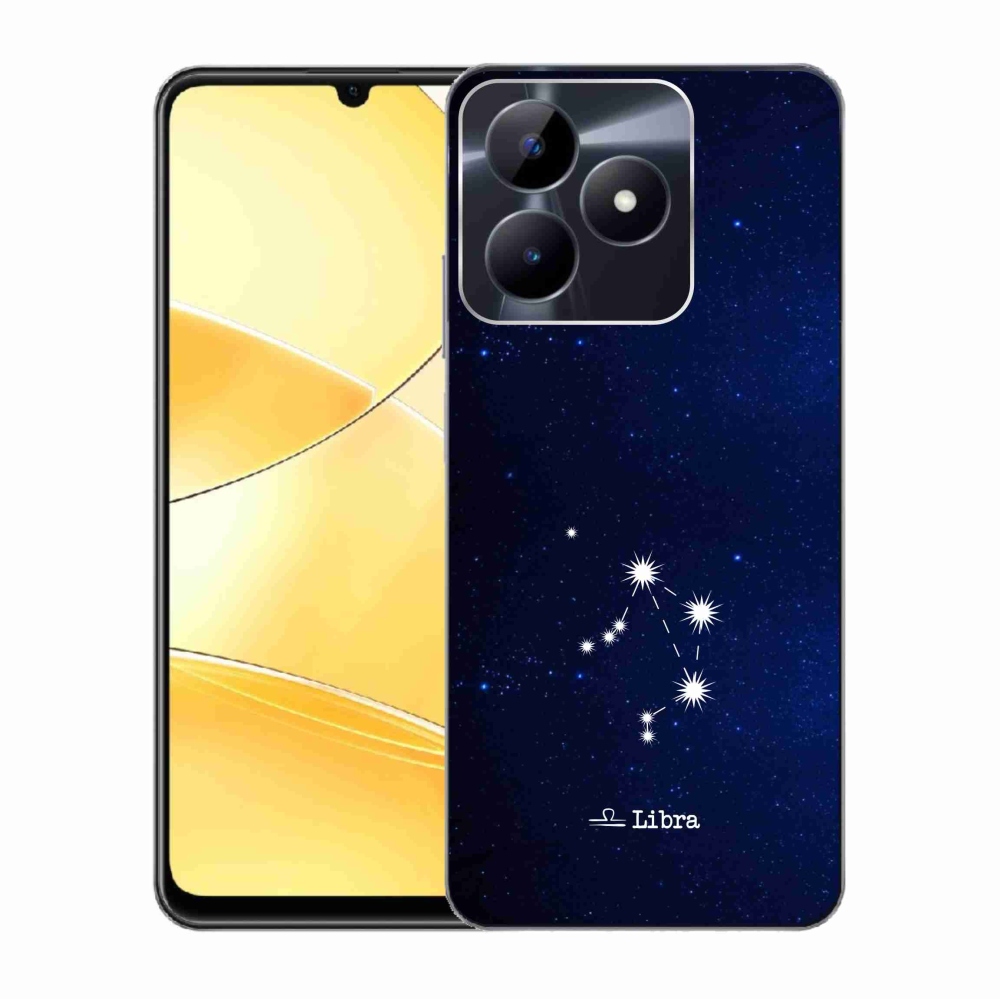 Gél borító mmCase a Realme C51/C53 készülékhez - csillagkép Libra