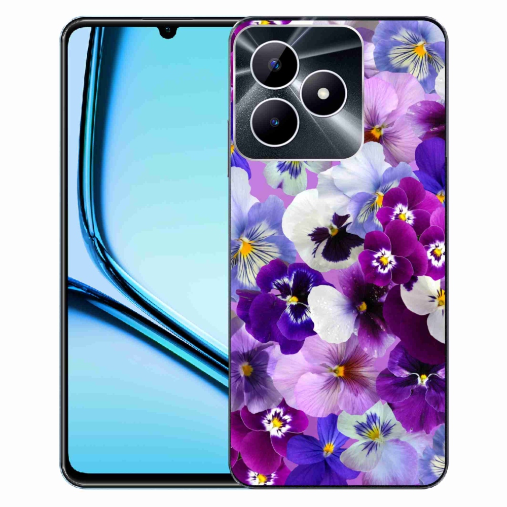 Zselés borító mmCase a Realme Note 50 készülékhez - Virágok 9
