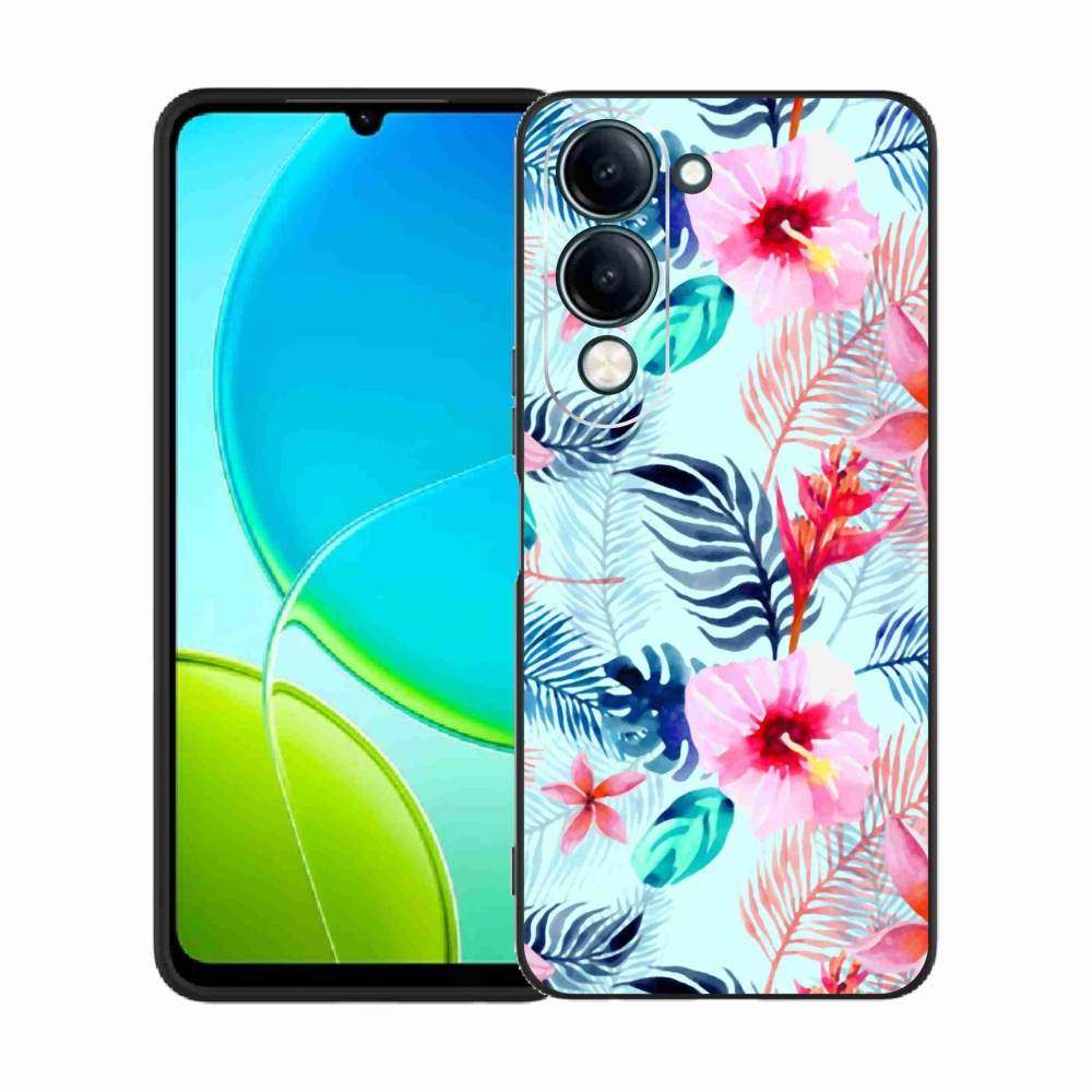 Gél borító mmCase a Vivo Y29s 5G-hez - virágok