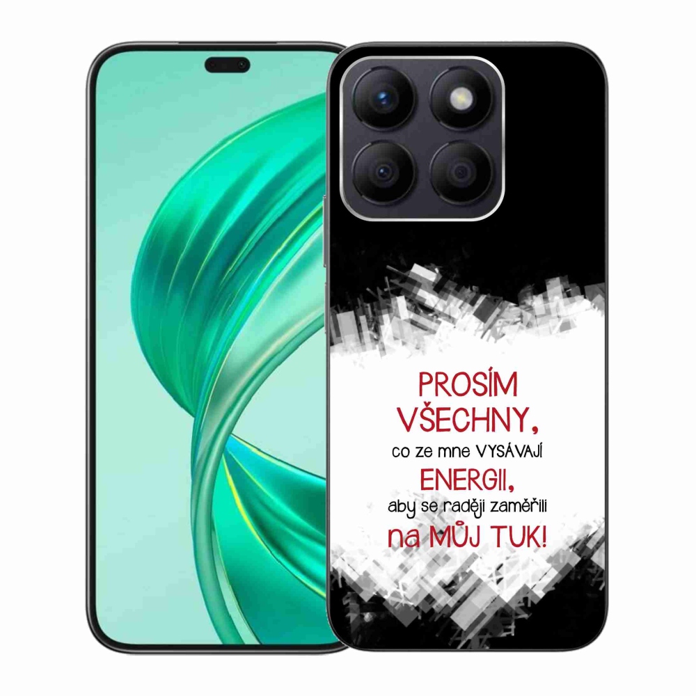 Gél borító mmCase a Honor X8b készülékhez - vicces szöveg 1 piros