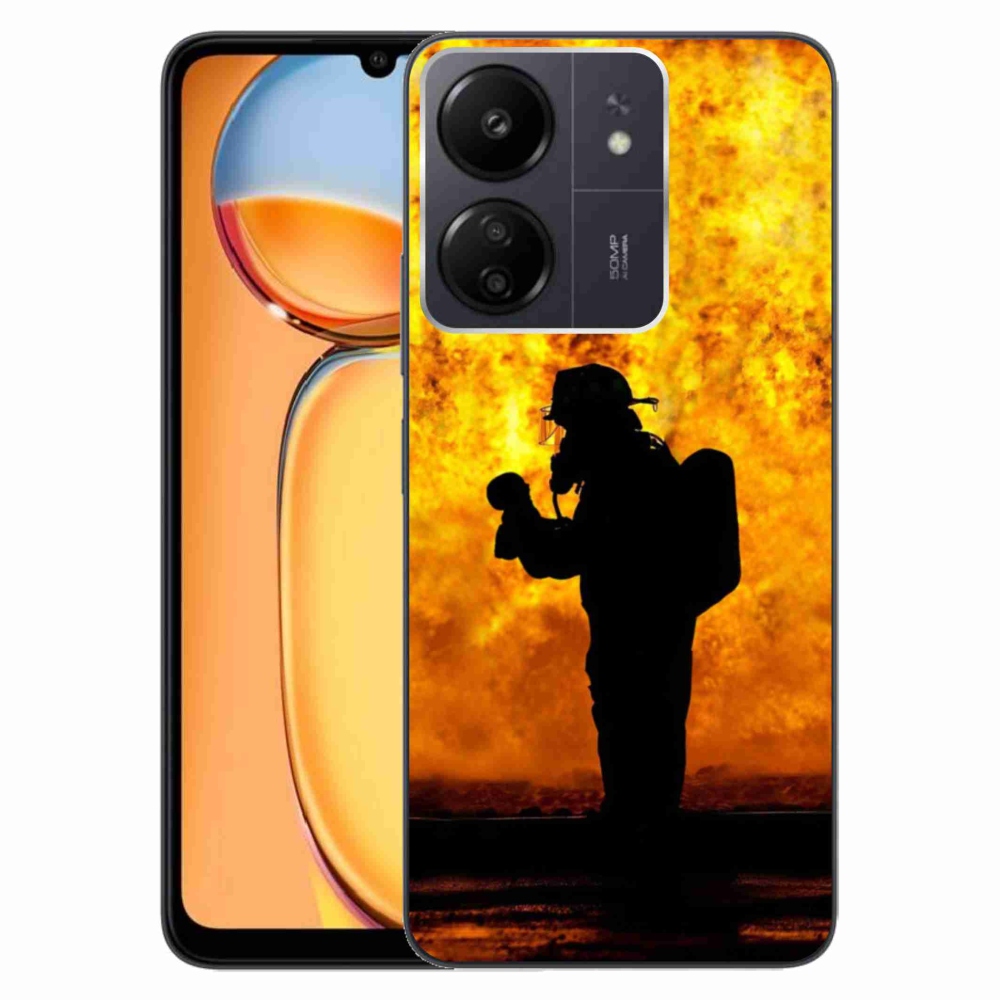 Gél borítás mmCase a Xiaomi Poco C65/Redmi 13C - tűzoltóhoz