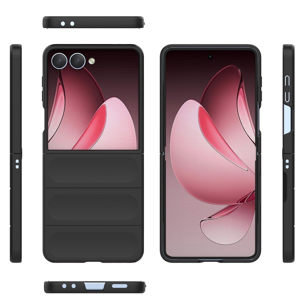 Rugg tartós zselés tok Samsung Galaxy Z Flip7 5G készülékhez - fekete